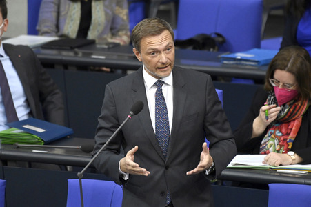 16. Sitzung des Deutschen Bundestages in Berlin