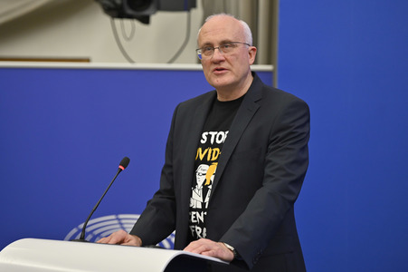 Pressekonferenz 'Welches Europa wollen wir?' im Europäischen Parlament in Straßburg