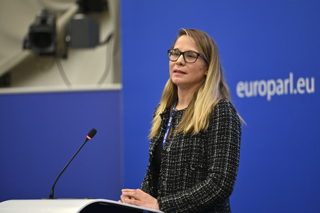 Pressekonferenz 'Welches Europa wollen wir?' im Europäischen Parlament in Straßburg