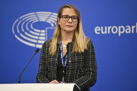Pressekonferenz 'Welches Europa wollen wir?' im Europäischen Parlament in Straßburg