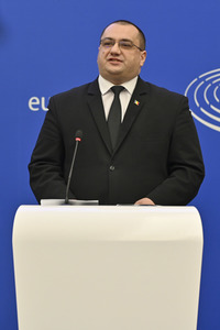 Pressekonferenz 'Welches Europa wollen wir?' im Europäischen Parlament in Straßburg
