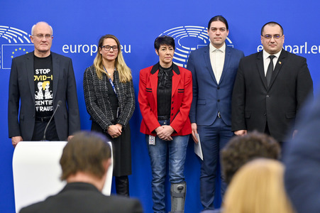 Pressekonferenz 'Welches Europa wollen wir?' im Europäischen Parlament in Straßburg