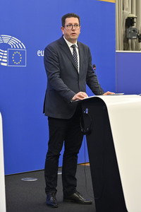 Pressekonferenz 'Die nationalen und sprachlichen Minderheiten ' im Europäischen Parlament in Straßburg