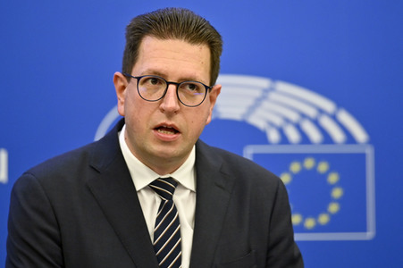 Pressekonferenz 'Die nationalen und sprachlichen Minderheiten ' im Europäischen Parlament in Straßburg