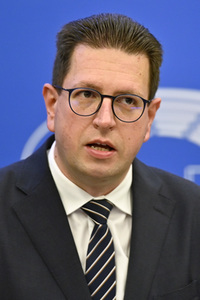 Pressekonferenz 'Die nationalen und sprachlichen Minderheiten ' im Europäischen Parlament in Straßburg