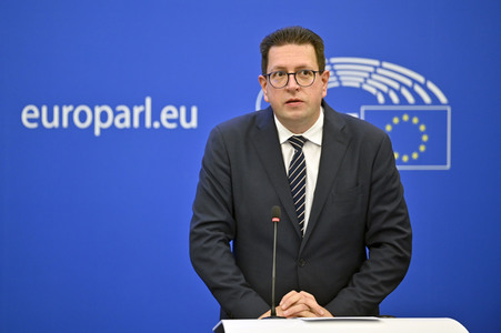 Pressekonferenz 'Die nationalen und sprachlichen Minderheiten ' im Europäischen Parlament in Straßburg