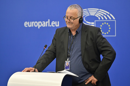 Pressekonferenz 'Die nationalen und sprachlichen Minderheiten ' im Europäischen Parlament in Straßburg