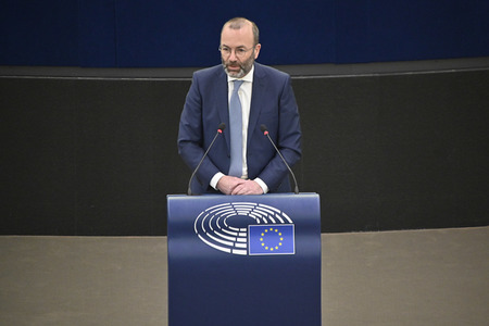Plenartagung zur militärischen Bedrohung der Ukraine durch Russland im EU-Parlament in Straßburg