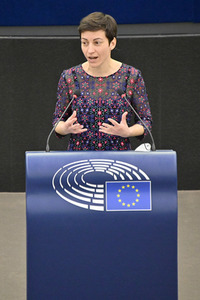 Plenartagung zur militärischen Bedrohung der Ukraine durch Russland im EU-Parlament in Straßburg