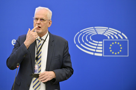Pressekonferenz zum Urteil des Europäischen Gerichtshofs im EU-Parlament in Strassburg