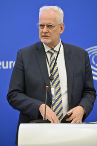 Pressekonferenz zum Urteil des Europäischen Gerichtshofs im EU-Parlament in Strassburg