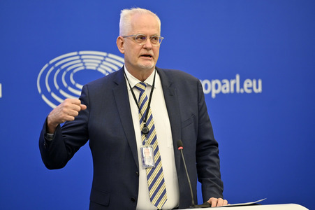 Pressekonferenz zum Urteil des Europäischen Gerichtshofs im EU-Parlament in Strassburg