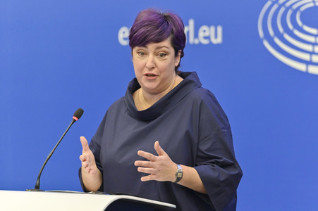 Pressekonferenz zum Urteil des Europäischen Gerichtshofs im EU-Parlament in Strassburg