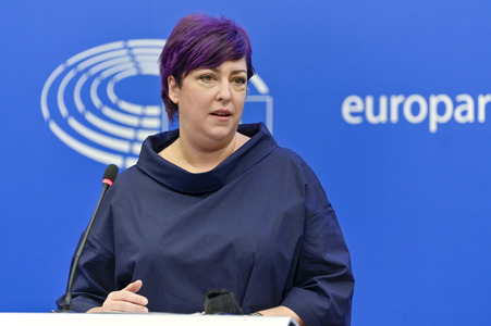 Pressekonferenz zum Urteil des Europäischen Gerichtshofs im EU-Parlament in Strassburg