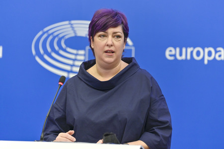 Pressekonferenz zum Urteil des Europäischen Gerichtshofs im EU-Parlament in Strassburg