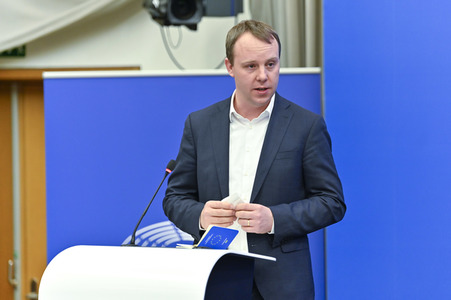 Pressekonferenz zum Urteil des Europäischen Gerichtshofs im EU-Parlament in Strassburg