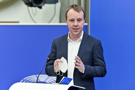 Pressekonferenz zum Urteil des Europäischen Gerichtshofs im EU-Parlament in Strassburg