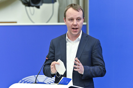 Pressekonferenz zum Urteil des Europäischen Gerichtshofs im EU-Parlament in Strassburg
