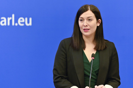 Pressekonferenz zum Urteil des Europäischen Gerichtshofs im EU-Parlament in Strassburg