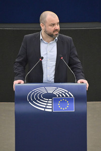 Plenartagung über den Schutz der Arbeitnehmer im EU-Parlament in Straßburg