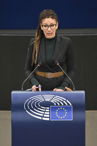 Plenartagung über den Schutz der Arbeitnehmer im EU-Parlament in Straßburg