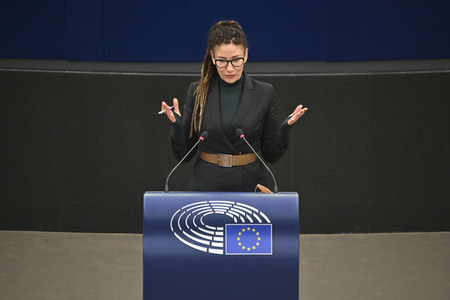 Plenartagung über den Schutz der Arbeitnehmer im EU-Parlament in Straßburg