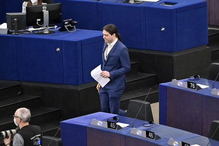 Plenartagung über den Schutz der Arbeitnehmer im EU-Parlament in Straßburg