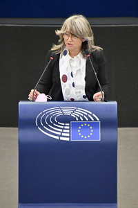 Plenartagung über den Schutz der Arbeitnehmer im EU-Parlament in Straßburg