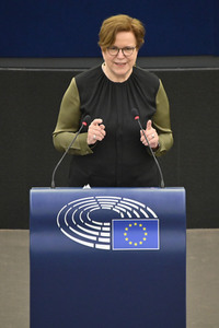 Plenartagung über den Schutz der Arbeitnehmer im EU-Parlament in Straßburg