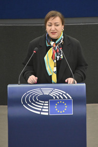 Plenartagung über den Schutz der Arbeitnehmer im EU-Parlament in Straßburg