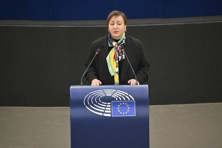 Plenartagung über den Schutz der Arbeitnehmer im EU-Parlament in Straßburg