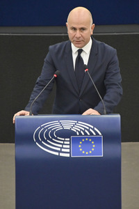 Plenartagung über den Schutz der Arbeitnehmer im EU-Parlament in Straßburg