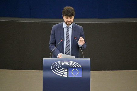 Plenartagung über den Schutz der Arbeitnehmer im EU-Parlament in Straßburg