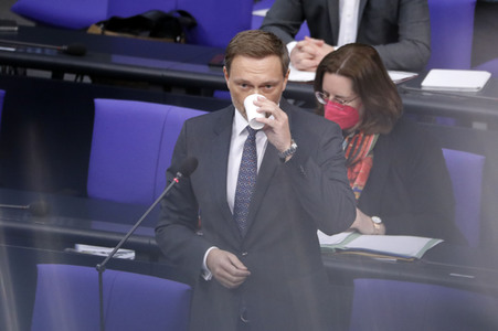16. Sitzung des Deutschen Bundestages in Berlin