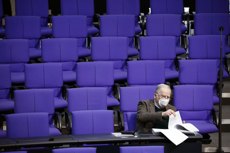 17. Sitzung des Deutschen Bundestages in Berlin
