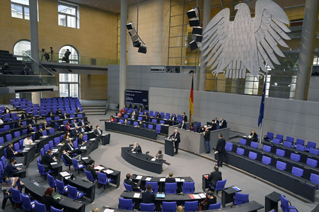 17. Sitzung des Deutschen Bundestages in Berlin
