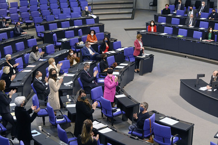 17. Sitzung des Deutschen Bundestages in Berlin
