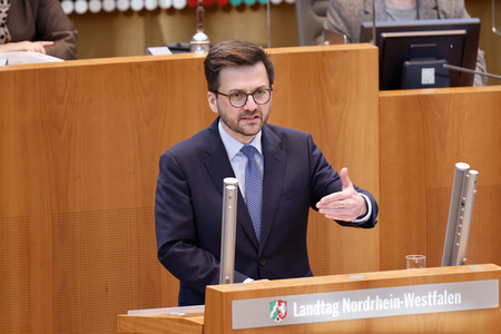 Landtagssitzung in Düsseldorf