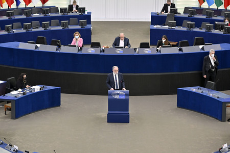 Plenartagung zu extremen Wetterphänomenen im EU-Parlament in Straßburg