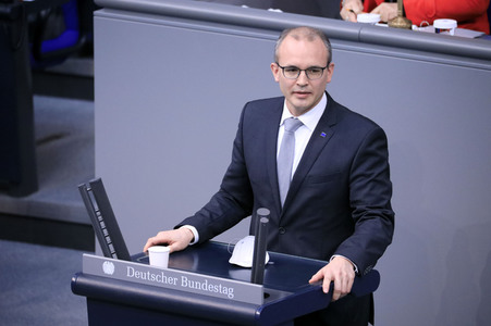 18. Sitzung des Deutschen Bundestages in Berlin