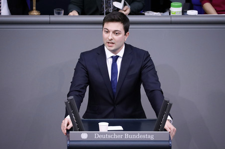 18. Sitzung des Deutschen Bundestages in Berlin