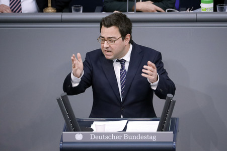 18. Sitzung des Deutschen Bundestages in Berlin