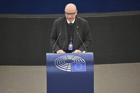Plenartagung zur Todestrafe im Iran im EU-Parlament in Straßburg
