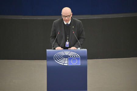 Plenartagung zur Todestrafe im Iran im EU-Parlament in Straßburg