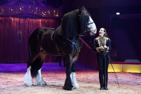 Vorpremiere vom Circus Krone Winterprogramm 'New Memories' in München