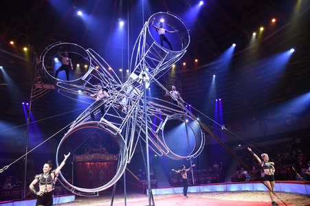 Vorpremiere vom Circus Krone Winterprogramm 'New Memories' in München