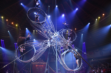 Vorpremiere vom Circus Krone Winterprogramm 'New Memories' in München