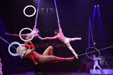Vorpremiere vom Circus Krone Winterprogramm 'New Memories' in München