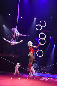 Vorpremiere vom Circus Krone Winterprogramm 'New Memories' in München