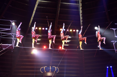Vorpremiere vom Circus Krone Winterprogramm 'New Memories' in München